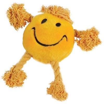 Żółta maskotka - Happy Faces z piszczałką