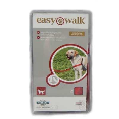 Szelki EasyWalk dla większych psów - mocna obroża