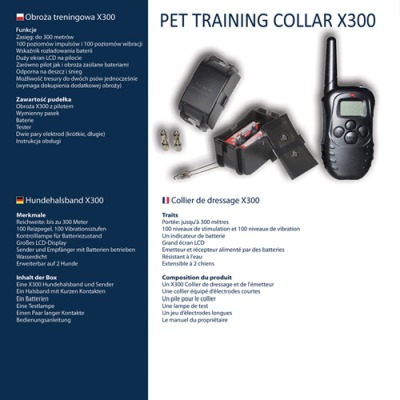ZooTop X350 Elektryczna obroża do tresury psów