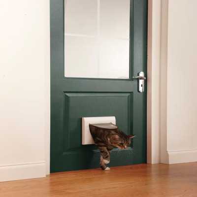 Wejście - drzwiczki dla psa lub kotów - z tunelem do szyby