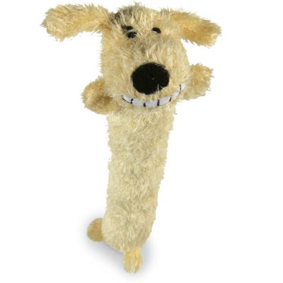 Zabawka Loofa "Jamnik", pluszowy gryzak dla każdego psa