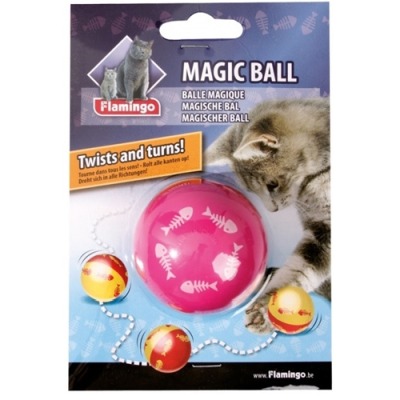 Zabawka dla kota - piłka zmyłka Magic Ball Karlie Flamingo
