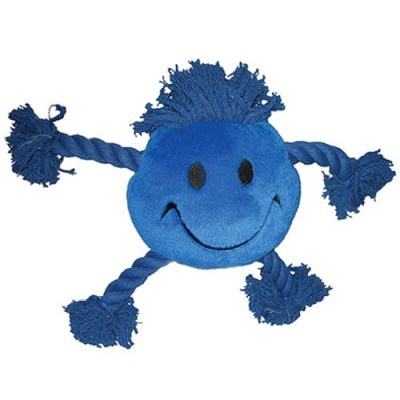 Niebieska maskotka z piszczałką marki HappyPet
