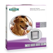Srebrne drzwi dla średnich psów marki PetSafe