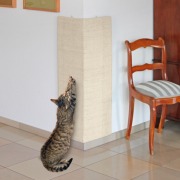 Narożny drapak dla kota do zamontowania w rogu ściany
