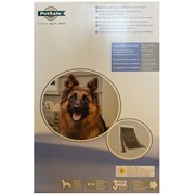 Energooszczędne drzwi dla psa do 100 kg z aluminiową ramą XL