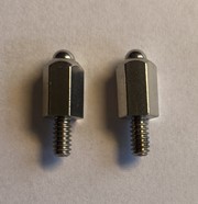 Elektrody stalowe 12 mm z gwintem zewnętrznym