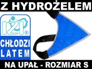 Bandamka z chłodzącym hydrożelem niebieska S