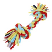 Gruby sznur dla psa Knot Tugger Large w jaskrawych kolorach