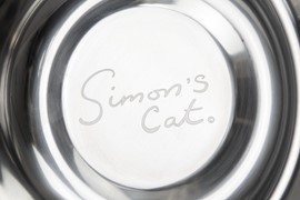 Miska dla kota Simon's Cat z kotem szara